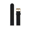 18mm Pinatex Band (Black) Time IV Change Watches Gold 