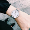 Gold | Grey Vegan Suede Band Time IV Change Watches 