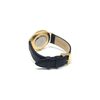36mm Gold | Black Stitched Band Time IV Change Watches 
