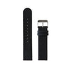 20mm Pinatex Band (Black) Time IV Change Watches Silver 